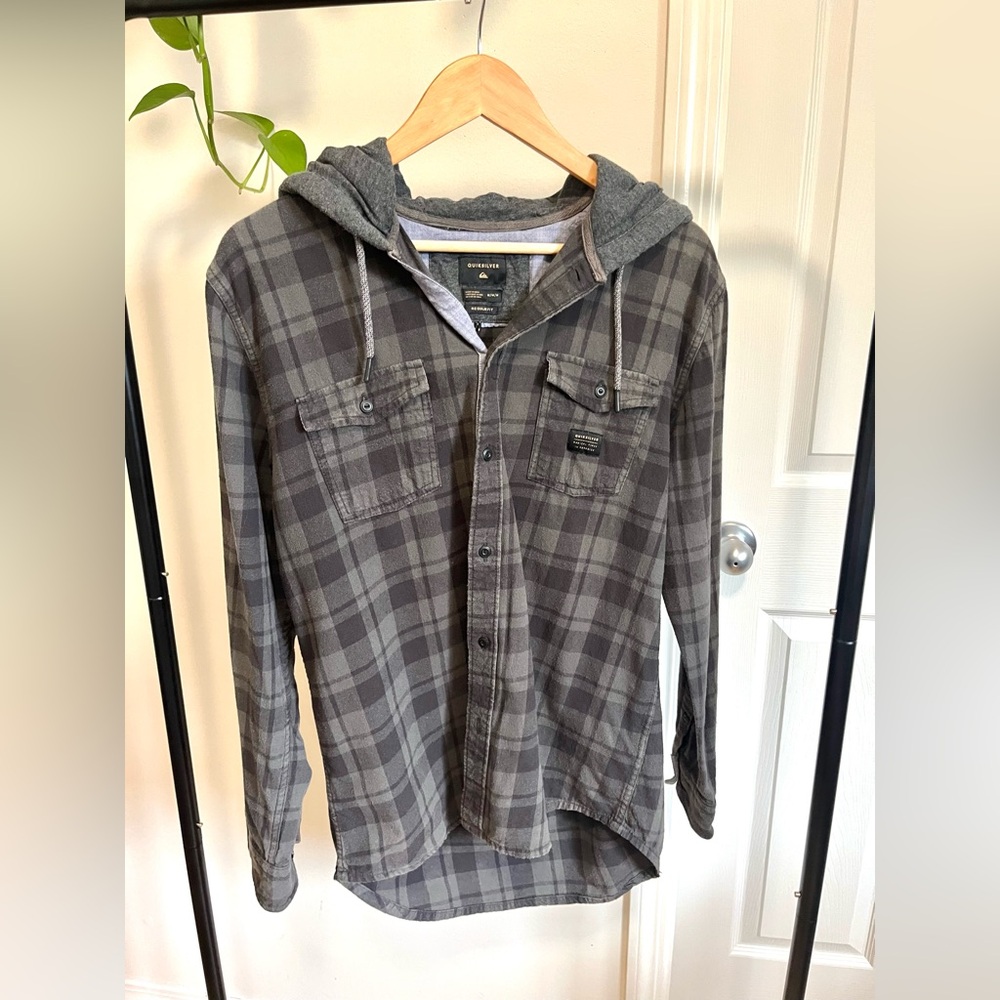 Quiksilver Hooded Flannel